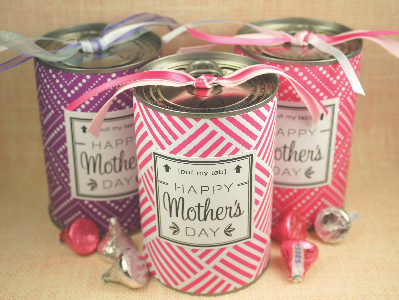 Mother's Day Tin Cans